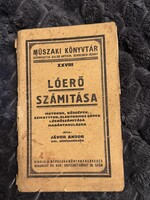 Műszaki Könyvtár XXVIII. – Lóerő számítása – ritka műszaki zsebkönyv