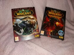 World Of Warcraft: Cataclizm és Mysts of Pandora- PC játék szoftver dobozával a képek szerint