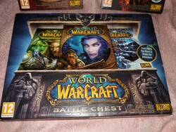 World Of Warcraft: Battlechest exkluzív gyűjtemény - PC játék szoftver dobozával a képek szerint