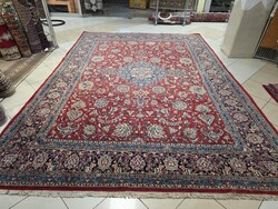 Álomszép főúri méretű 275x380 iráni tabriz kézi gyapjú perzsa szőnyeg FZ149
