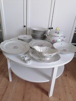 Herendi Őszirózsás aranyszélű 6 személyes étkészlet