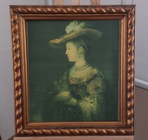 Régi képkeret 42x46,5 cm fészekméret