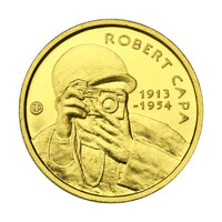 Robert Capa 5000 Forint 2013 mini arany érme 0,5g Au999