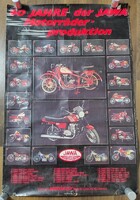 60 éves a Jawa motorkerékpár (1989) plakát