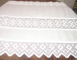 Csodaszép vintage stílusú csipkés vitrázs függöny