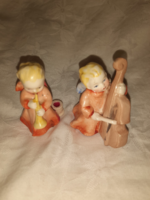 Hummel gyertyatartó zenész angyalok     R