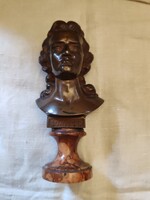 Schiller bronz szobor büszt