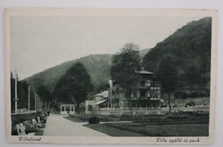 Képeslap, Lillafüred, Lilla Szálló és park  Monostory György