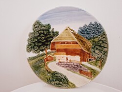 Német Majolika Fali Tányér