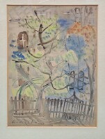 Gadányi Jenő (1896-1960) : Kertrészlet