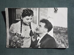 Képeslap,film,mozi,művészet,Medgyesi Mária,Szirtes Ádám színész,1956-