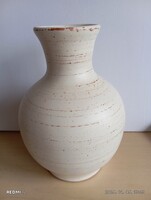 Vintage iparművészeti váza címkével hibátlan 22 cm Képcsarnokos lehet