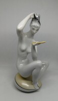 Zsolnay porcelán női akt!