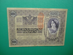 10000 korona 1918 DÖ pecséttel MV