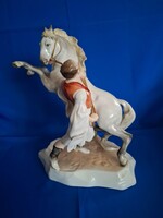 Antik Herendi Tóth csikós szobor!