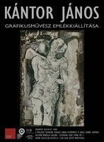 Kántor János: Bezártság Angyala – kiállított, jelzett grafika a művész hagyatékából, nívós alkotás