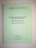 Kővári Zsolt III. Táblázatkezelés könyv
