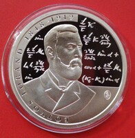 2019 évi 10.000 Forint tükörveret UNC. Eötvös Lóránd. 1 uncia 925% ezüst.