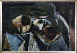 Domanovszky Endre: Csendélet 1944, 57x87cm, olaj - 50663