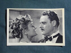 Képeslap,film,mozi,művészet,Temesi Hédi,Ungvári László színész,1956-