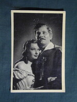 Képeslap,film,mozi,művészet,Petress Zsuzsa,Hadics László színész,1956-