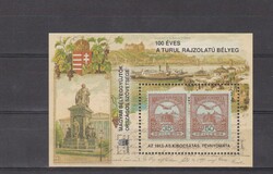Emlékív 2000 - MABÉOSZ Turul bélyeg 100 éves ajándék ív