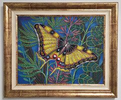 Galambos Tamás-Sárga pillangó, 50x40-es
