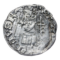 I. Lajos ÉH:429 FB Alatt Egy Pont Ezüst Dénár