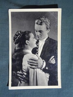 Képeslap,film,mozi,művészet,Tolnay Klári,Darvas Iván színész,1956-