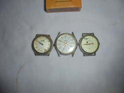 Három darab retro kvarc, quartz karóra - együtt