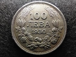 Bulgária III. Borisz (1913-1943) .500 ezüst 100 Leva 1930 BP BERÁN LAJOS