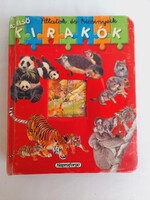 Az elso kirakok,allatok es kicsinyeik,kirakos konyv