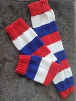 Trikolor csíkos labszárvédő, aerobic, fittnessz boka vedő, sport