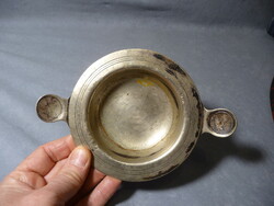 Ritka régi kávéházi alpakka csésze fedő cafe kaiserpark karlsbad később opera kávéház budapest