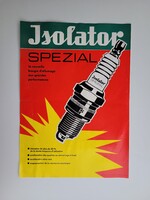 Regi retro Simson motorkerékpár Trabant gyújtógyertya gyertya plakát poszter