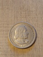 Ezüst fél dollár 1893