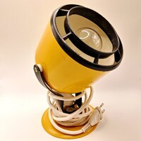 Ritka Vintage Sárga Íróasztali Lámpa (Középszázadi Modern Stílus)