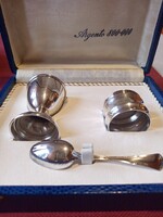 Olasz .(Firenzei) gyártmányú,800 ezüst reggeliző készlet eredeti dobozában (3 részes)