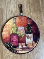 Tündéri falra akasztható kerámia edényalátét