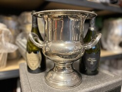 CHAMPAGNE CLUB - Medici stílusú ezüstözött pezsgő- és borhűtő jégveder