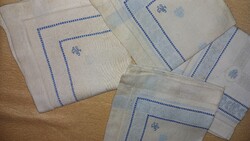 Régi damaszt textil szalvéták monogramos