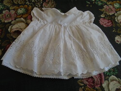 Baby dress, little girl dress with Madeira embroidery, with petticoat.