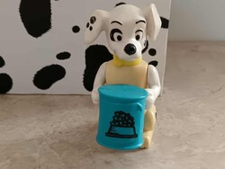 101 kiskutya Dalmata a kutya eledellel. McDonald's Happy Meal játék figura 1996 évi figur
