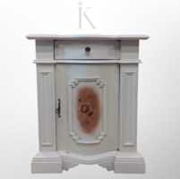 Vintage intarziás antik stílusú sarokszekrény