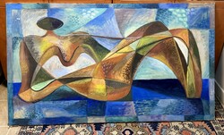 Károlyi Ernő Modern Olaj festmény 1923 - 2016