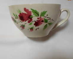 Gránit kerámia csésze, teáscsésze (rózsás, virágos)