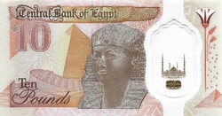 10 font pound pounds 2022 Egyiptom UNC polymer