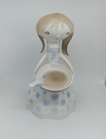 Aquincum porcelán madarat etető lány "RITKA"!