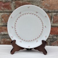 Alföldi babarózsás - rózsás - kis virágos porcelán süteményes - sütis kistányér - tányér