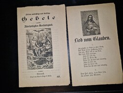1880 körül, Budapest, két vallásos ponyvafüzet